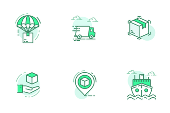 Logistic Delivery Icon Pack