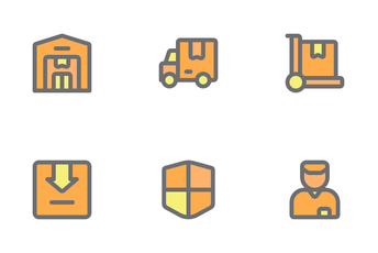 Logistic Delivery Icon Pack