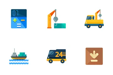 Logistic Delivery  Icon Pack