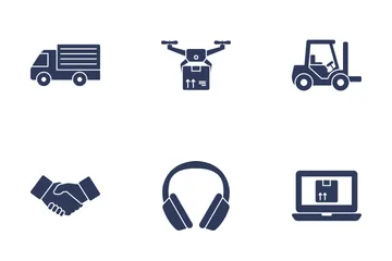 Logistic Delivery Icon Pack