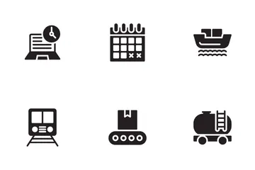 Logistic Delivery Icon Pack