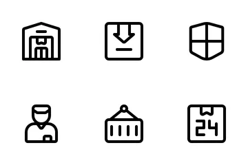 Logistic Delivery Icon Pack