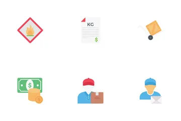 Logistic Delivery Icon Pack