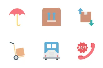 Logistic Delivery Icon Pack