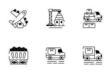 Logistic Delivery Icon Pack