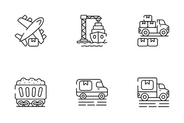 Logistic Delivery Icon Pack