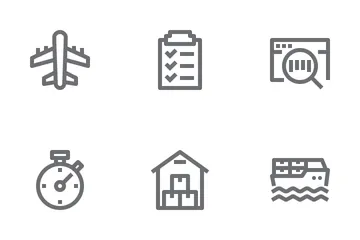 Logistic & Delivery Icon Pack