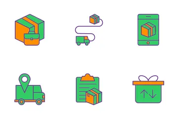 Logistic Delivery Icon Pack