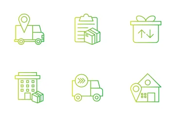 Logistic Delivery Icon Pack