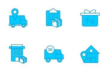 Logistic Delivery Icon Pack