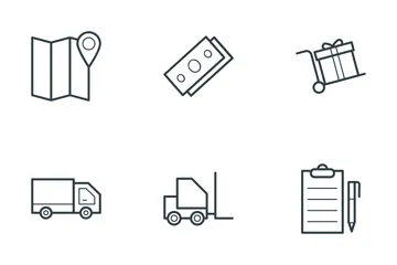 Logistic Delivery Icon Pack