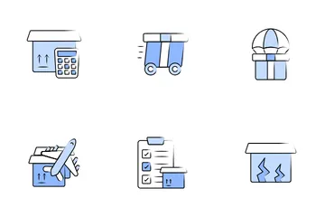 Entrega e Logística Pacote de Ícones