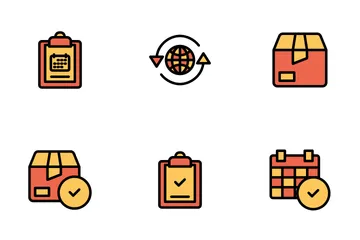 Logística e Entrega Icon Pack