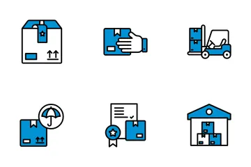 Logística e Entrega Pacote de Ícones
