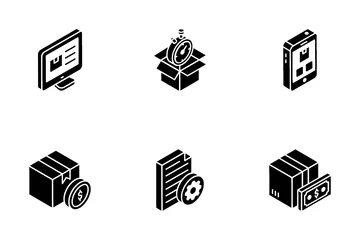 Logística y Distribución Paquete de Iconos