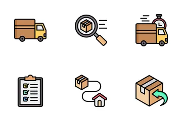 Logistics And Delivery Icon Pack