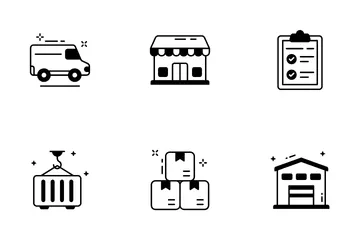 Logistics And Delivery Icon Pack