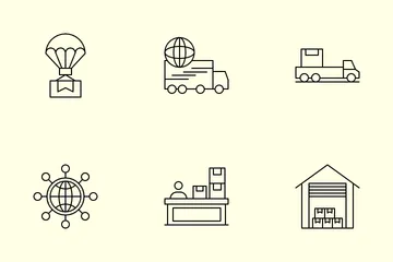 Logistics And Delivery Icon Pack