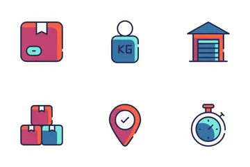 Logistics And Delivery Icon Pack