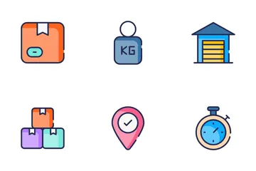 Logistics And Delivery Icon Pack