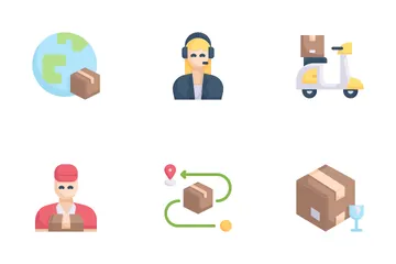 Logistics And Delivery Icon Pack