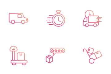 Logistics And Delivery Icon Pack