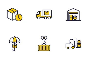 Logistics And Delivery Icon Pack