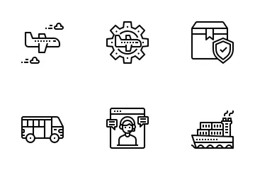 Logistics And Delivery Icon Pack