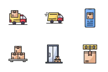 Logistics And Delivery Icon Pack