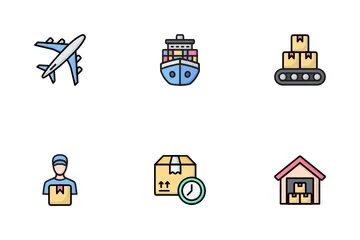 Logistics And Delivery Icon Pack