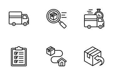 Logistics And Delivery Icon Pack