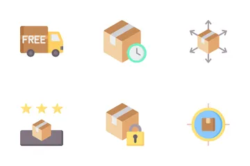 Logistics And Delivery Icon Pack