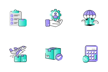 Logistics And Delivery Icon Pack