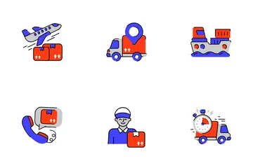 Logistics And Delivery Icon Pack