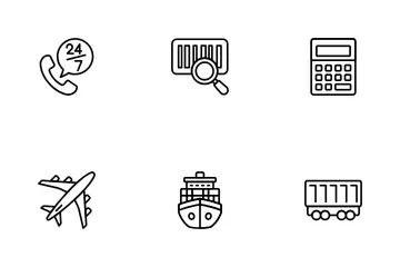 Logistics And Delivery Icon Pack
