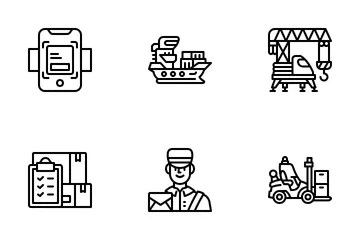 Logistics And Production Icon Pack