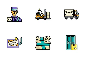 Logistics And Production Icon Pack
