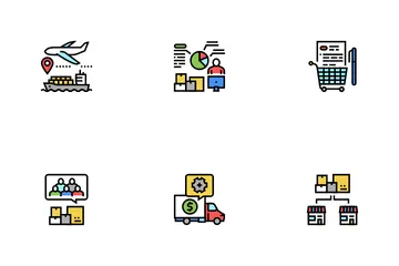 Logistics Business Icon Pack