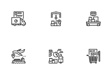 Logistics Business Icon Pack