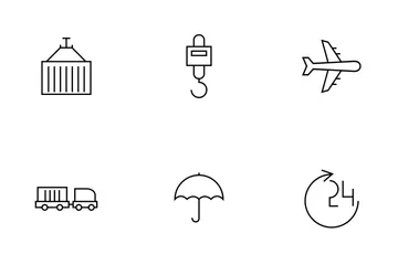 Logistics & Delivery  Icon Pack