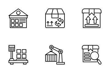 Logistics Delivery 3 Icon Pack