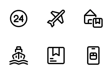 Logistics Delivery Icon Pack