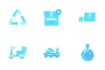 Logistics Delivery Icon Pack