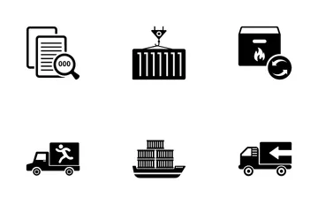 Logistics Delivery Icon Pack