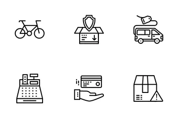 Logistics Delivery Icon Pack