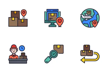 Logistics Delivery Icon Pack