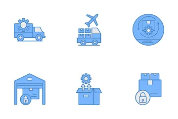 Logistics Delivery Icon Pack