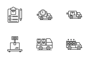 Logistics Delivery Icon Pack