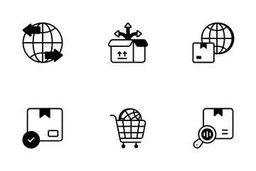 Logistics Delivery Icon Pack