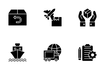 Logistics Delivery Icon Pack